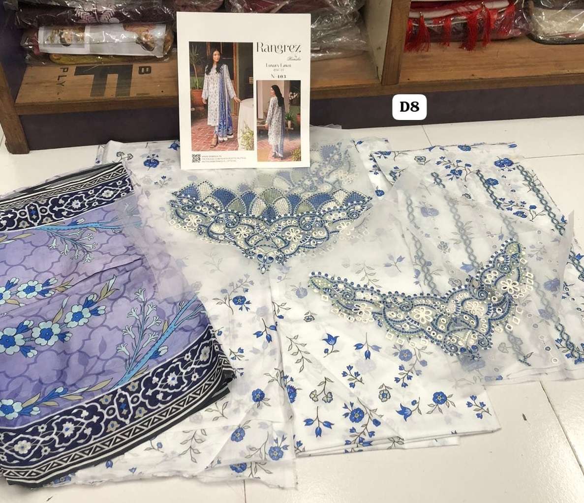 Rangrez Lawn Vol 4 Open Pic by Ramsha